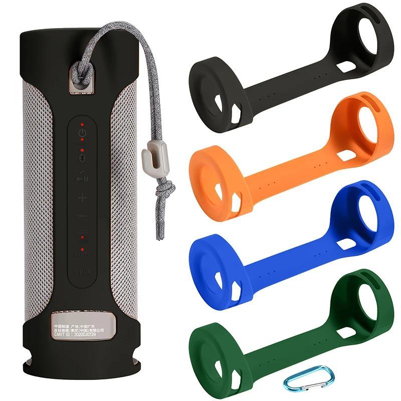 ZOPRPRE NEW Outdoor Travel Silicone Case Cover Skin with Strap Carabiner for Sony SRS-XB23 Extra BAS