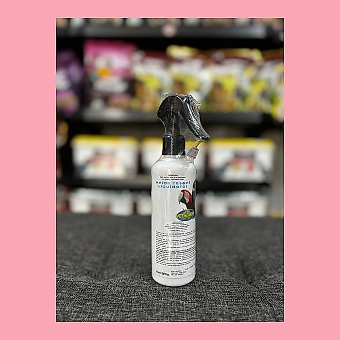 Avian Insect Liquidator Obat Kutu Burung Kakatua Conure Afgrey Macaw