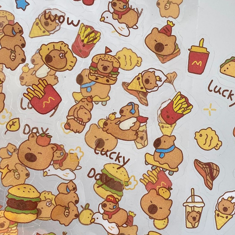 

Stiker Transparan Tahan Air untuk Siswa Stiker Kartun Stiker Dekoratif Lucu