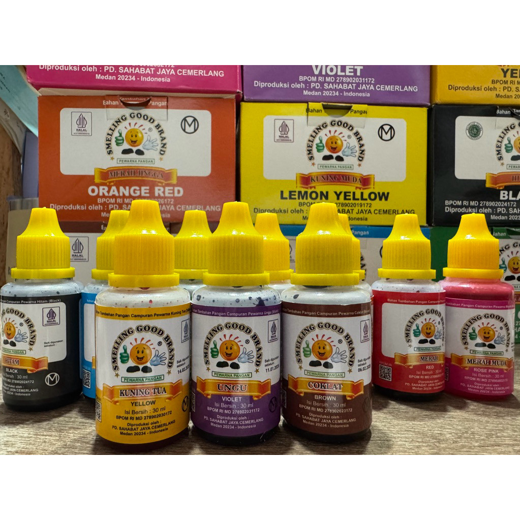 

Gincu Cair Pewarna Makanan Smelling Good 30 ml