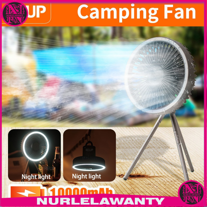 

- REUP Kipas Angin Rechargeable with Lampu LED - DQ212 -
