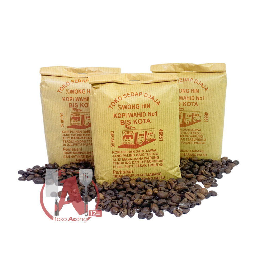 

New Kopi Bis Kota 250gram ( ROBUSTA ) / Kopi Wong Hin Dari Jatinegara AsliPremium