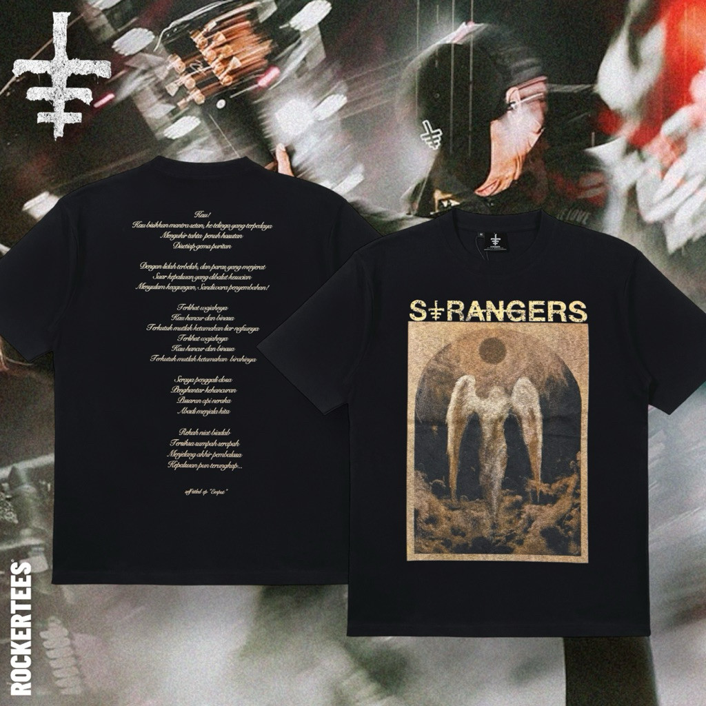 (COD) STRANGERS - SERAPH | BLACK T-SHIRT ORIGINAL MERCHANDISE
