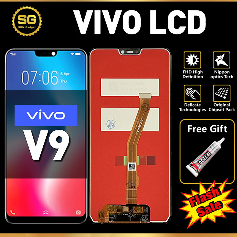 ORI LCD FOR VIVO V9 Original Fullset Asli For LCD hp VIVO V9 Glass Touch Screen Digitizer