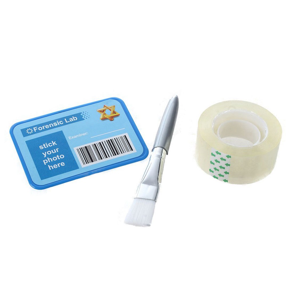 

2X Fingerprint Set Detective Experiments With Stamp Pads Magnifier Brush-Y44A