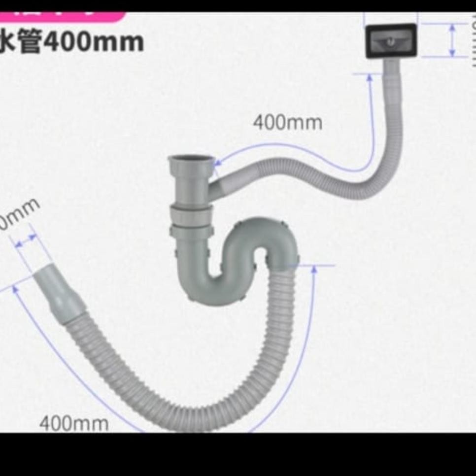 

selang sink cuci piring single over flow / selang bak cuci piring