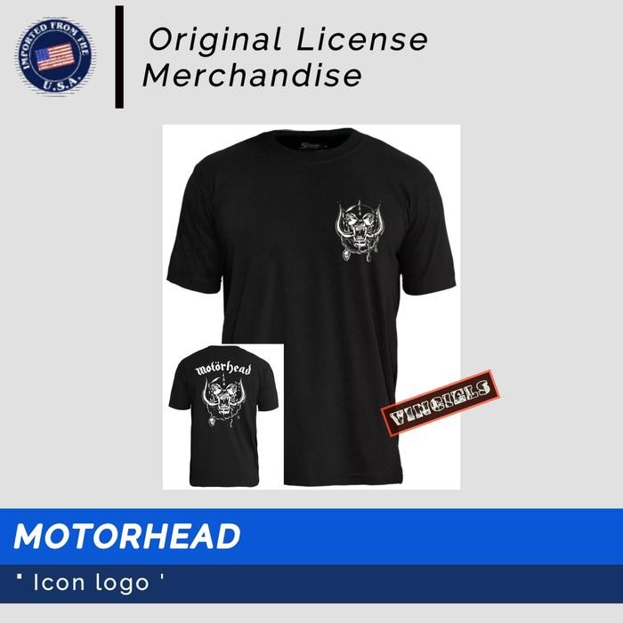 (COD) Kaos T shirt Band Music Original Official Metal Motorhead MotorHead - S