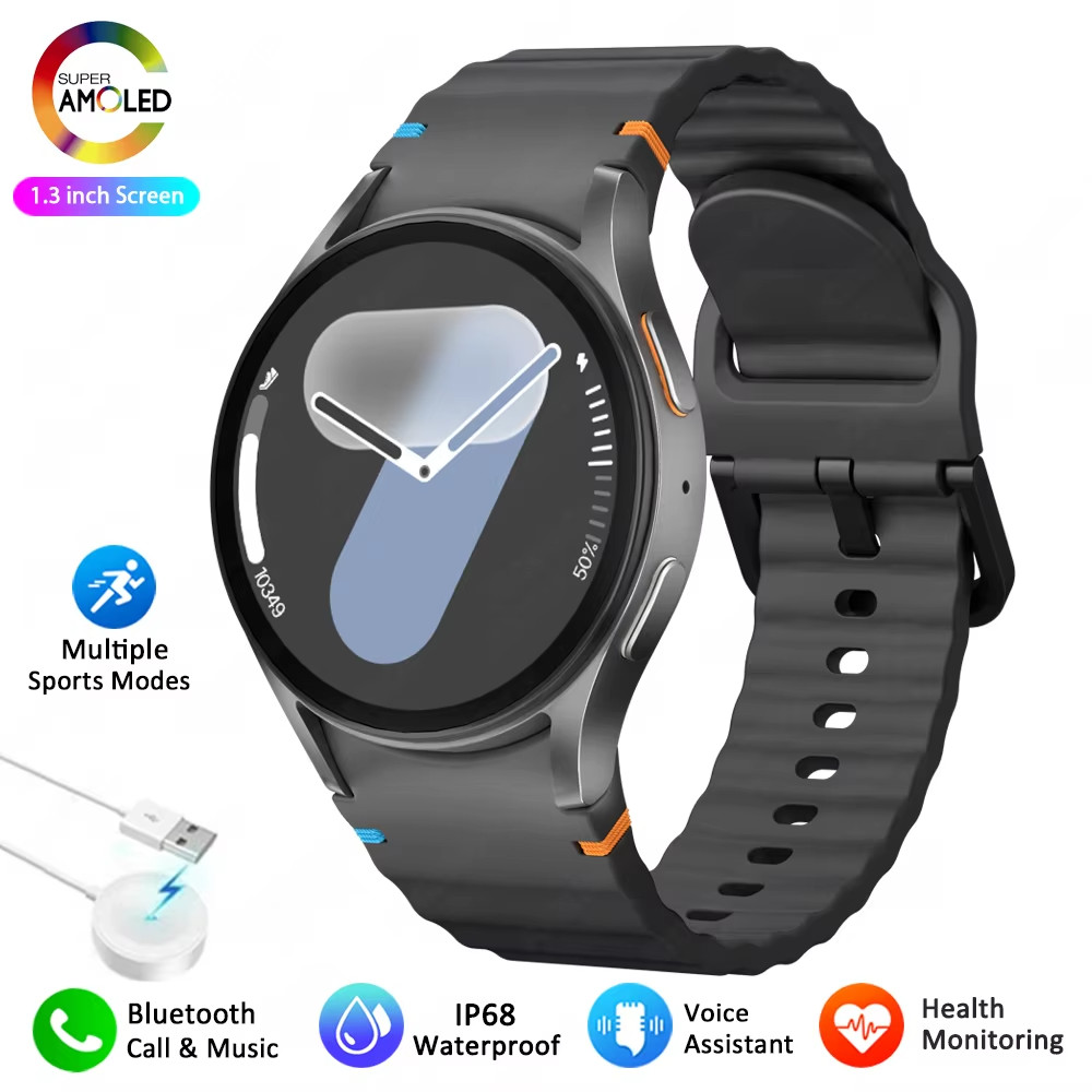 for Galaxy S24 Ultra S23 S22 S21 S25 Note20 Smart Watch Call full Touch Heart Rate Smartwatch for Me