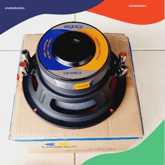 Speaker Subwoofer Legacy  8" 8 inch LG 896 2 Double Coil