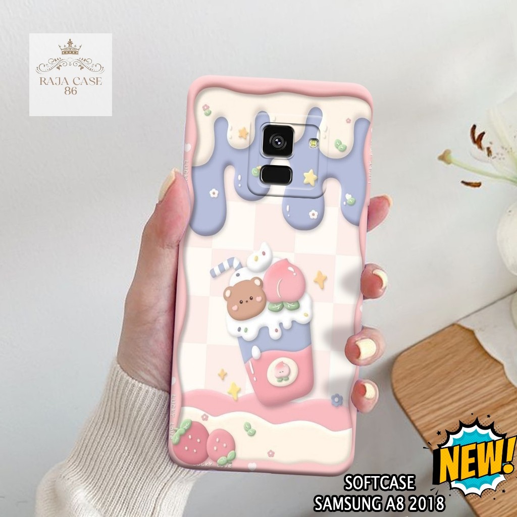 Case Samsung A8 2018 - Rajacase - casing Samsung A8 2018 - Motif case Lucu - Pelindung handphone - S