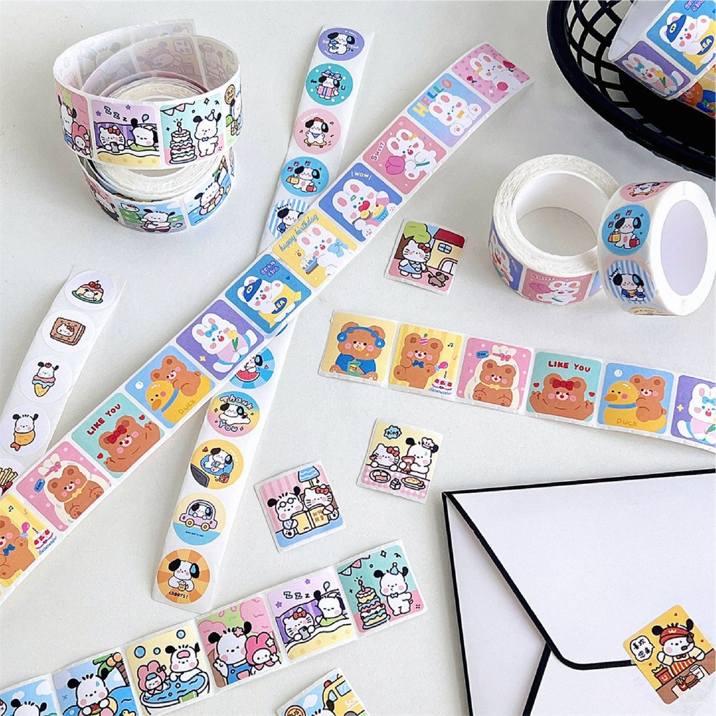 

Sticker Line Label Stiker Online Shop Tempel di Box Packaging Tempelan Lucu Cute A-SK027