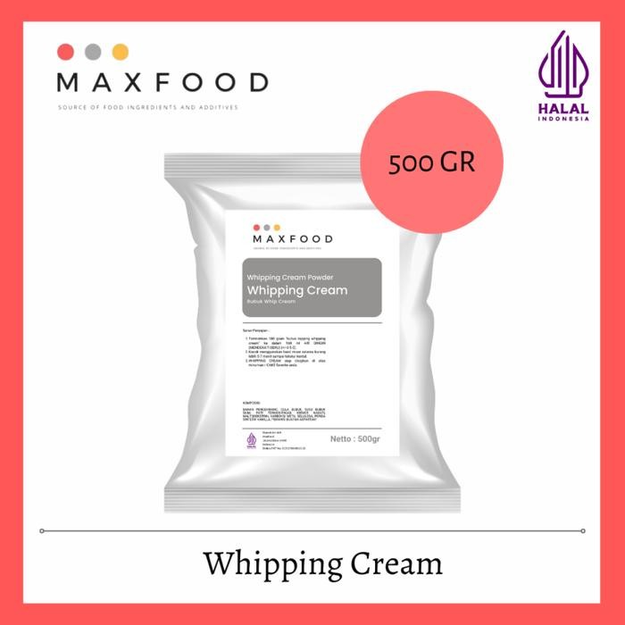

PROMO! Whipping Cream Original Powder / Bubuk Topping Baking dan Minuman Whip Cream Rasa Original 500 GR - ORIGINAL