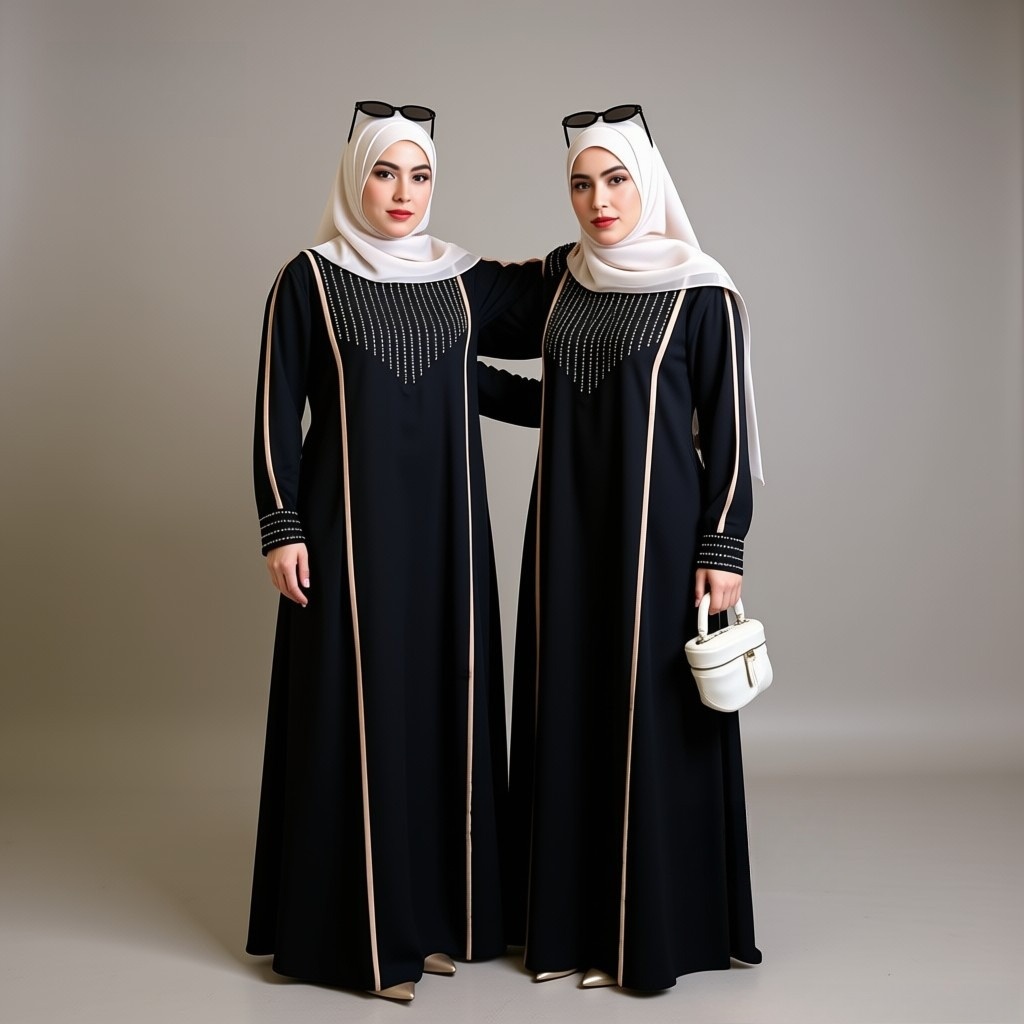 Hanna Zara – Gamis Polos Liyana Dress Original by Aku Karissa | Gamis List Polos Elegan | Gamis Baha