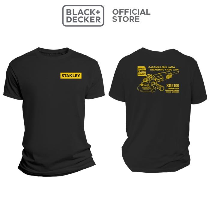 Stanley T-Shirt / Baju Kaos Exclusive SG5100 Hitam All Size (TIDAK UNTUK DIJUAL)