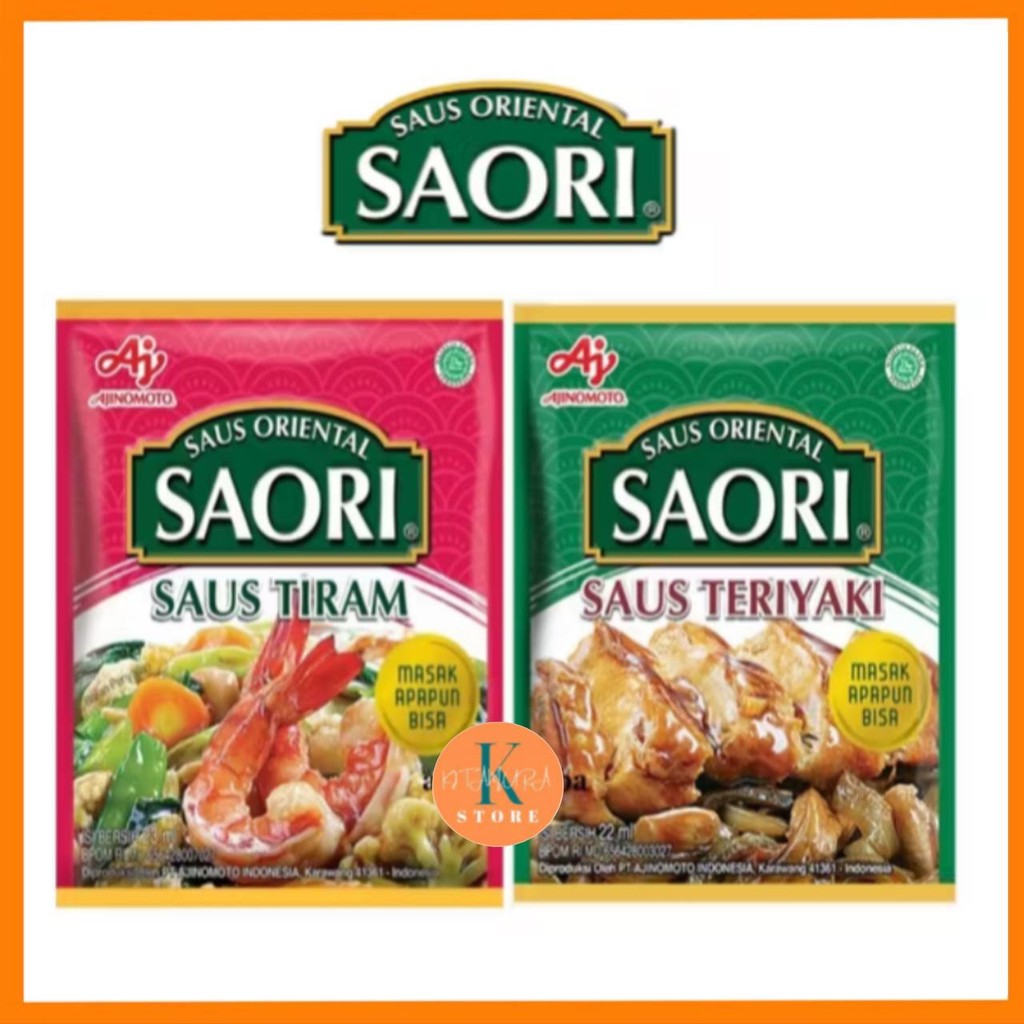 

SAORI TIRAM TERIYAKI LADA HITAM MENTEGA ASAM MANIS BULGOGI SACHET BPOM HALAL ORIGINAL