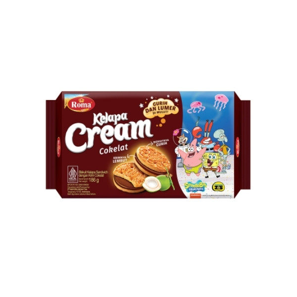 

ROMA KELAPA CREAM COKELAT 186 GR