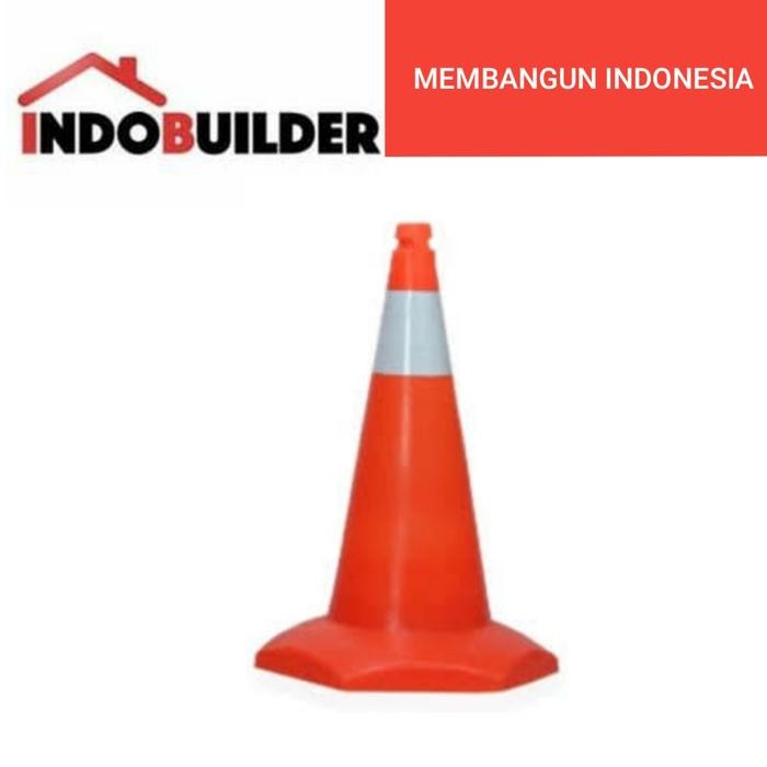 INDO BUILDER TRAFFIC CONE PLASTIK 75 CM SAFETY CONE