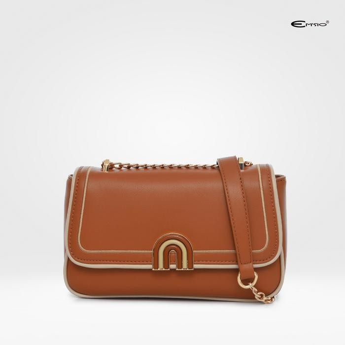 ORIGINAL Tas Emsio by Elizabeth Shoulder Bag 0706-2077 - Brickred