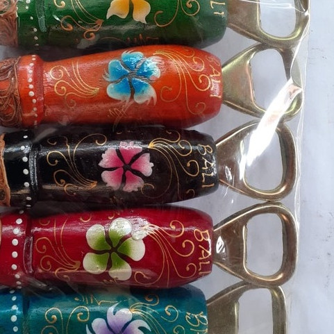 isi 5pcs bukaan pembuka tutup botol kerajinan tangan handicraft bali