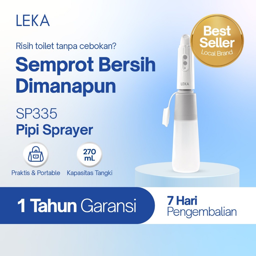 LEKA - SP335 Pipi Sprayer - Bidet Portable Toilet Rechargeable