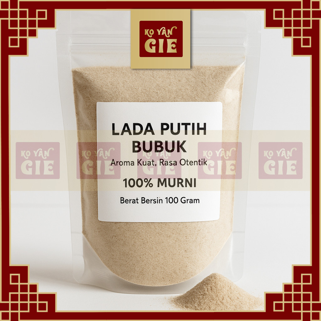 

100gr Lada Putih Bubuk Halus 100% Murni – Bumbu Dapur / Masak / Siap Konsumsi