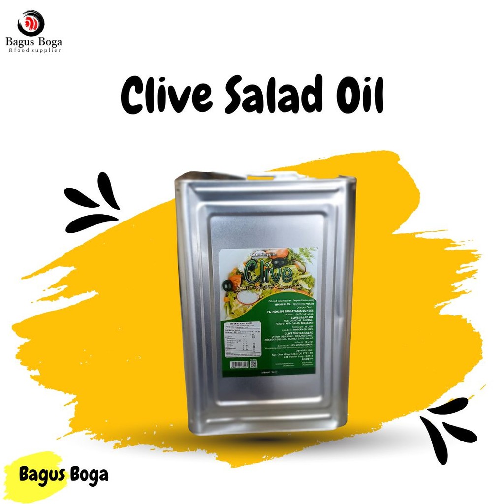 Clive Salad Oil 18 Liter Minyak Sayur Organik