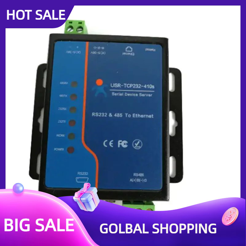 Hot Sales Usr-Tcp232-410S RS232 / RS485 Serial to Ethernet Adapter/IP Device Server Ethernet Convert