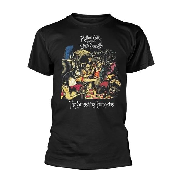 (COD) Kaos / T-Shirt Band Smashing Pumpkins - Mellon Jumble (Back Print) Ori - M