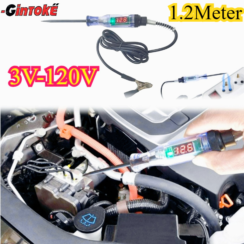 3V-120V Tespen Listrik/tespen Digital/test Pen Listrik/obeng Tespen Dc Digital/tes Pen Digital