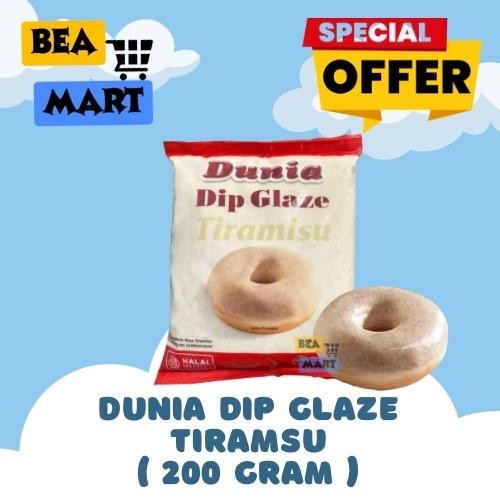 

DUNIA Dip Glaze TIRAMISU 200gr | Selai Topping Donat / Saus Donut Rasa Tiramisue Original Eco Pack HALAL 200 gram gr g