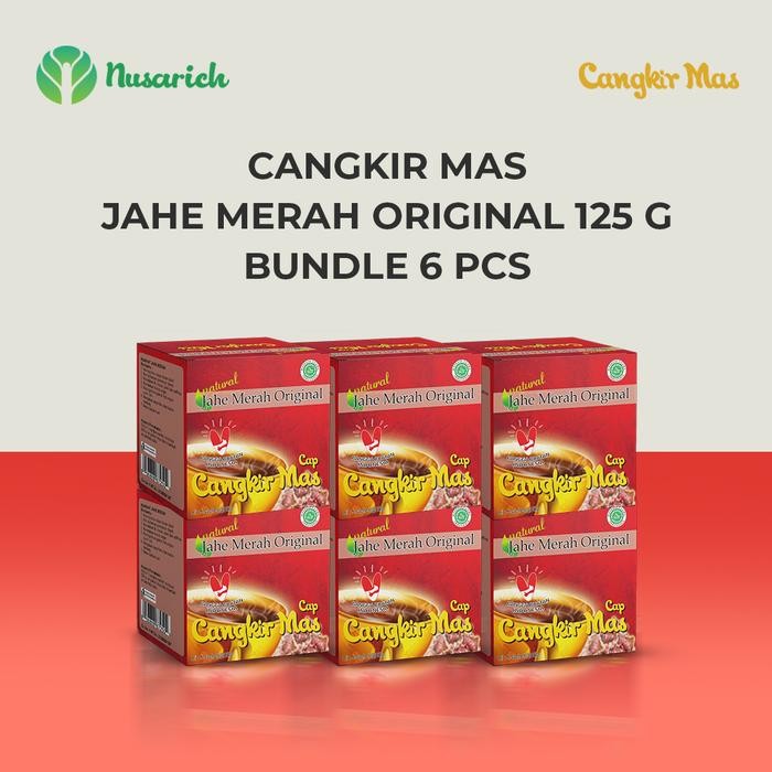 

MUMPUNG PROMOCANGKIR MAS Jahe Merah Original Paket 6 BoxTERLARIS