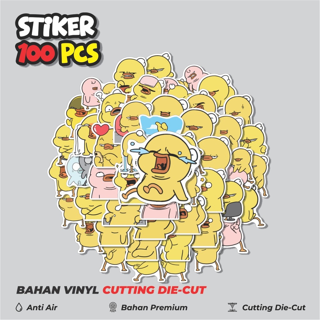 

Terbaru! 50 pcs Stiker Marrie Duck Dekorasi Lucu Kreatif untuk Notebook, Skateboard, HP