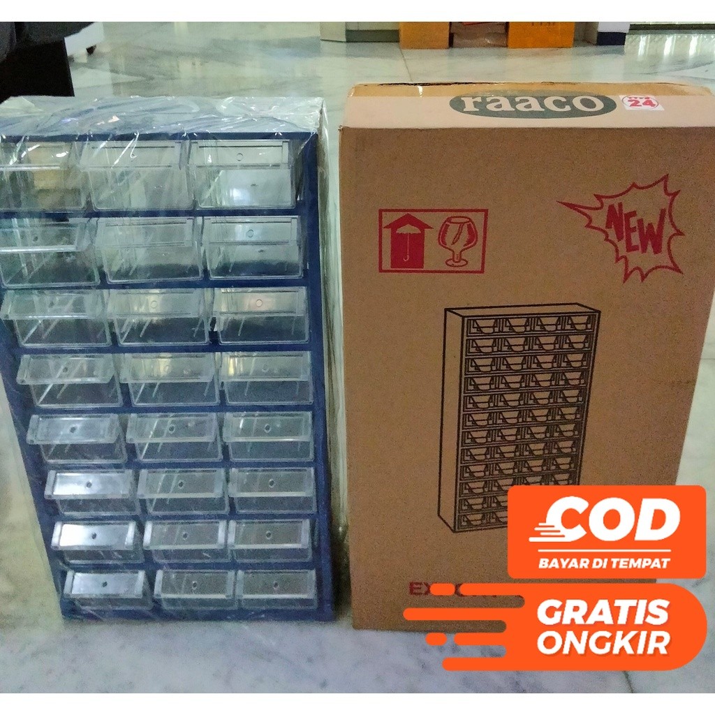 RAK KOMPONEN RAACO RACCO RAKO BESI LACI ISI 24
