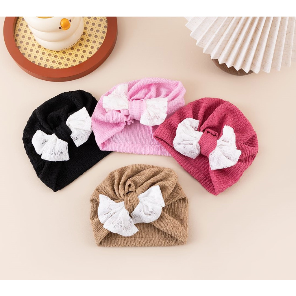 Turban Bayi Perempuan / Topi Turban Bayi Perempuan