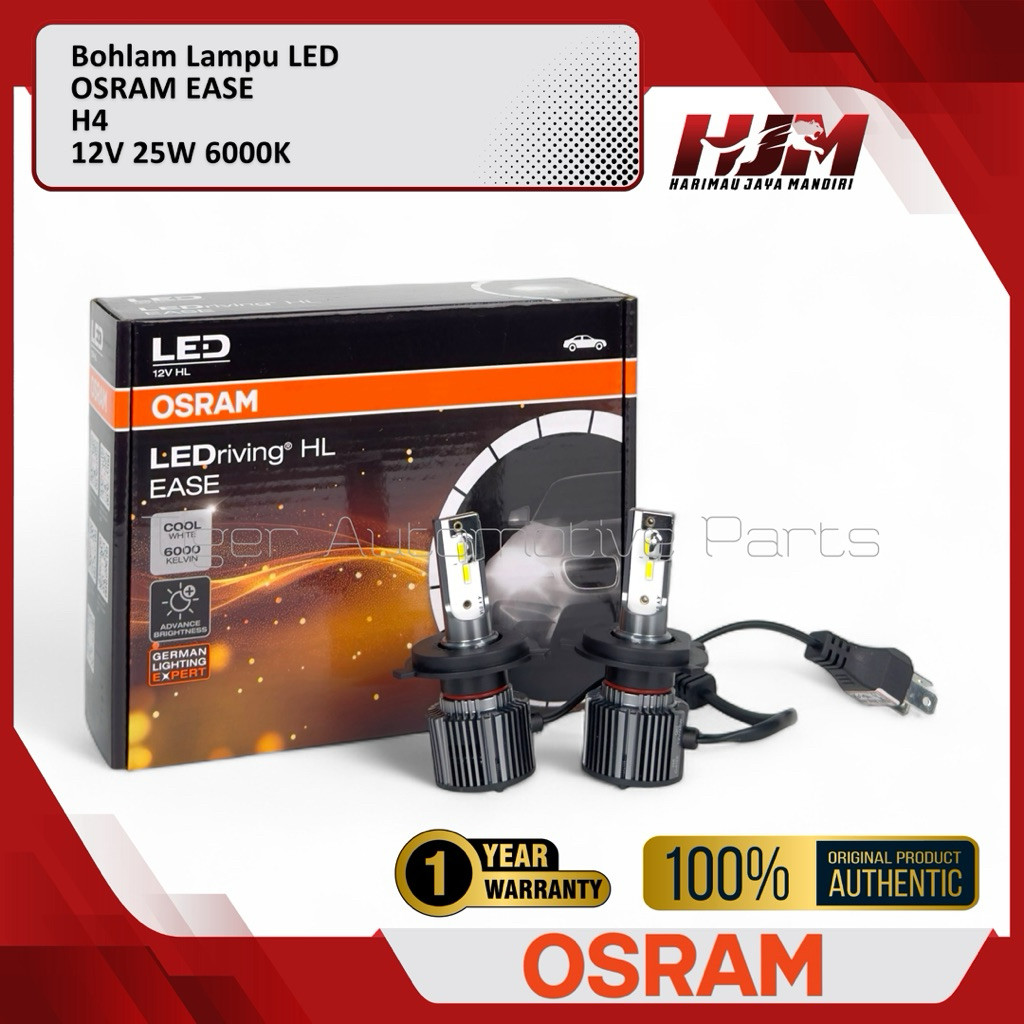 Bohlam OSRAM LED Driving Ease Original H4 H8 H11 H16 HB3 HB4 12V - Lampu MobilMurah