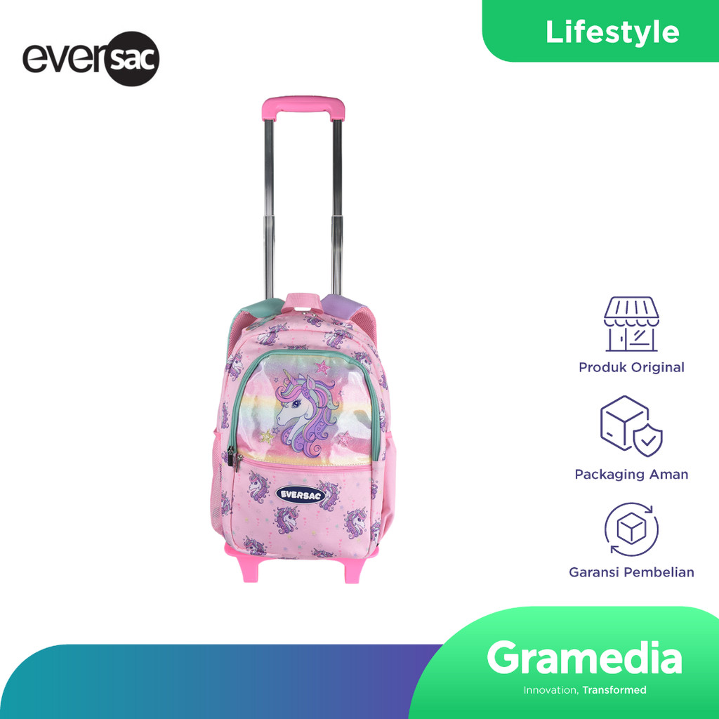 Eversac Trolley Backpack Unicorn