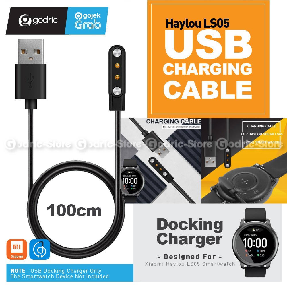 SIKAI Original USB Charger for Haylou Solar LS05 Smartwatch LS 05