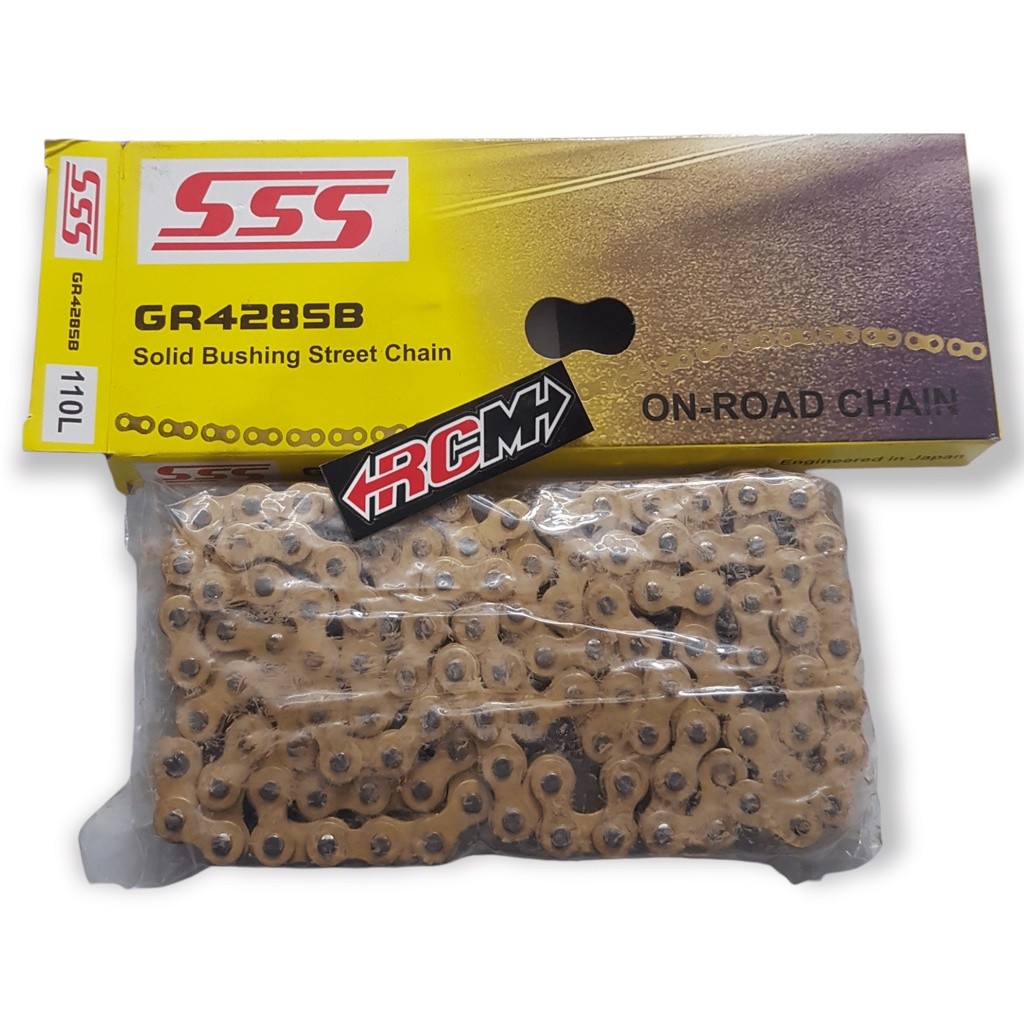 RANTAI RANTE SSS SB GR 428 X 130 SB VIXION CBR150 CB 150R SONIC MX KING GOLD ORI ORIGINAL ASLI