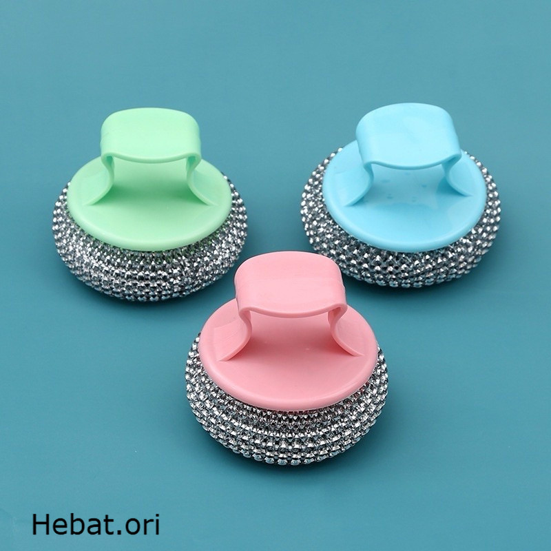 Sikat Cuci Piring Aluminium Sabut Cuci Piring Dengan Gagang