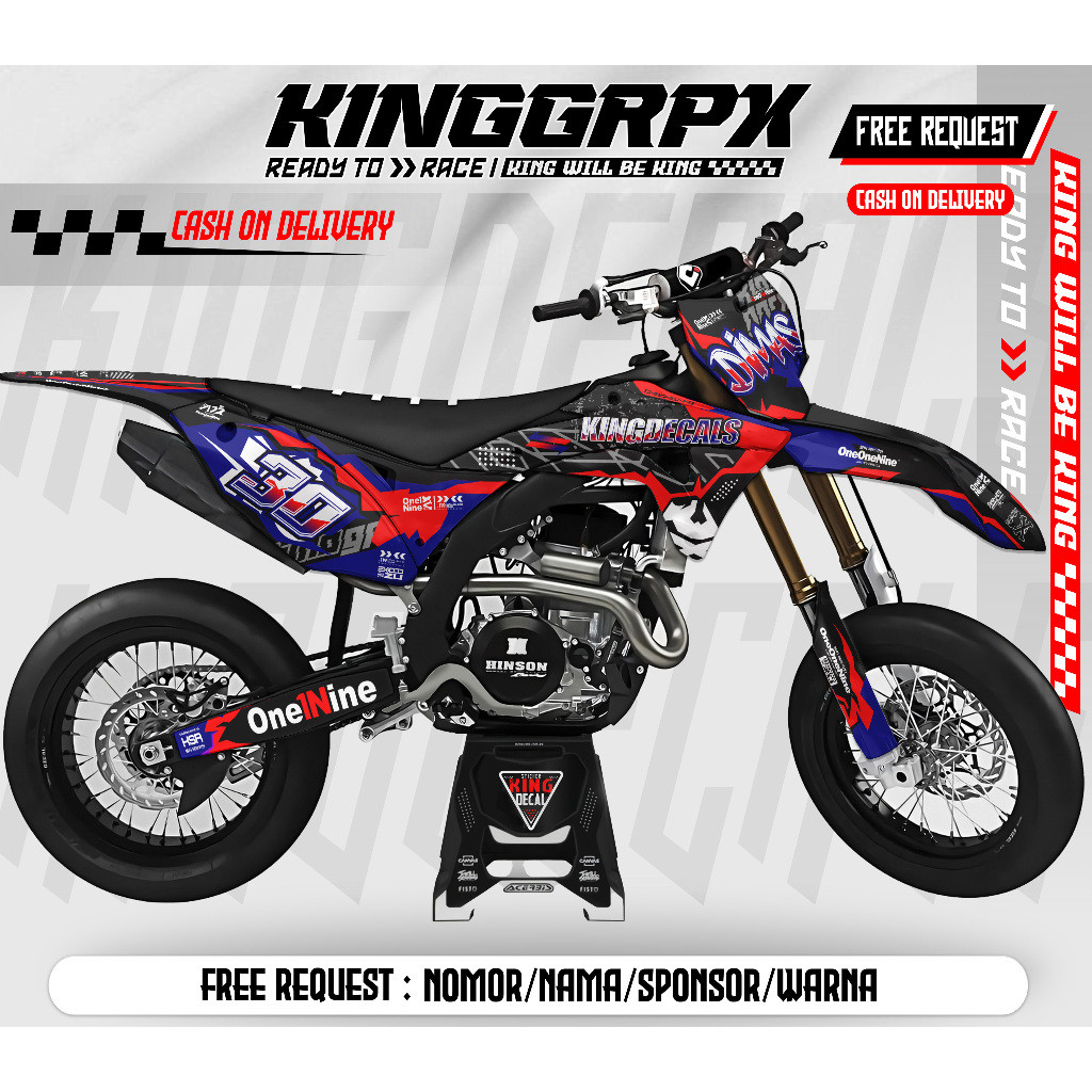 DEKAL / DECAL    KLX GORDON FULL BODY /  GORDON /  STIKER VARIASI KLX GORDON /  KLX
