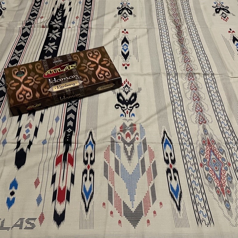 Sarung Atlas BHS Idaman Kembang Harmoni Motif BHS