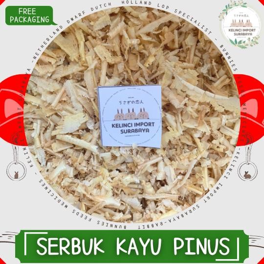 Serbuk Kayu Alas Kandang Hewan Kelinci, Guinnea Pig, Hamster Lokal - 1 KARUNG