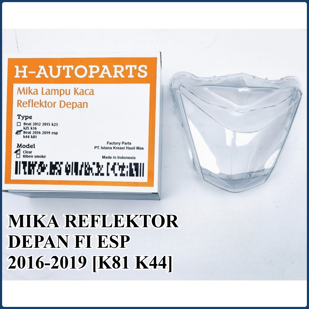 Promo Mika Kaca Lampu Depan Honda Beat ANTI PECAH Mika Depan Reflektor Beat fi Beat esp 2016 2017