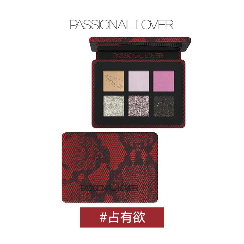 Passional Lover Pl  Eye Shadow Anime NANA Co-branded 6 color Eyeshadow Palette Shimmer Matte Portabl
