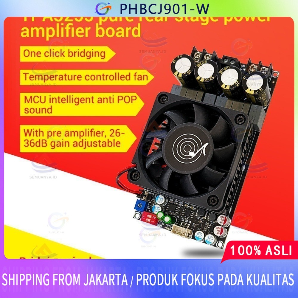 TPA3255 Amplifier Class D Stereo BTL Bridge Hifi HD Sound High Power Amplifier 600W Original ZK-3002