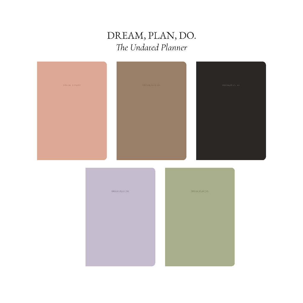 The Undated Weekly Planner Agenda Leather by Paperie Lab