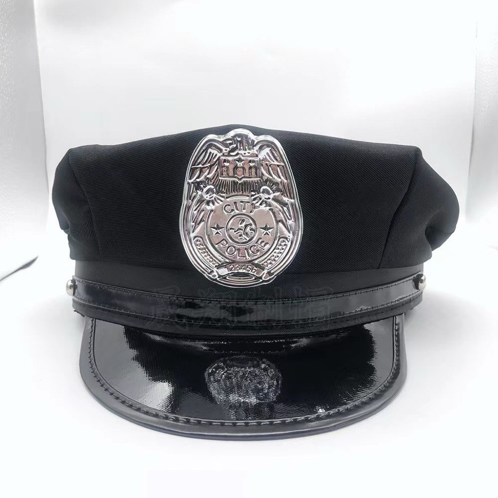 MEMELASHOP Topi Polisi Sexy Cosplay – Kostum Dewasa / Aksesoris Polisi Party / Halloween Outfit