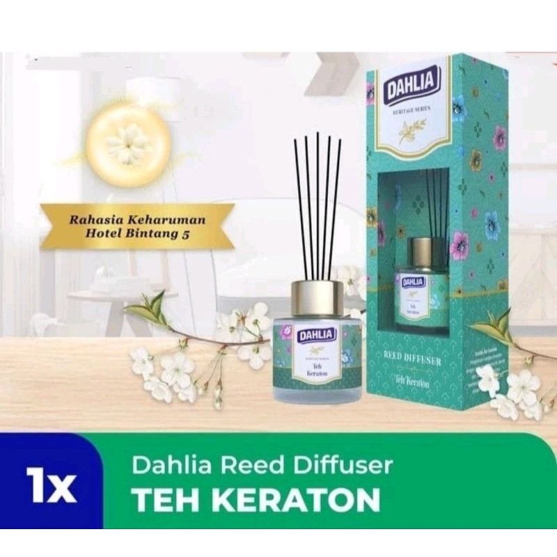 Dahlia reed diffuser teh keraton