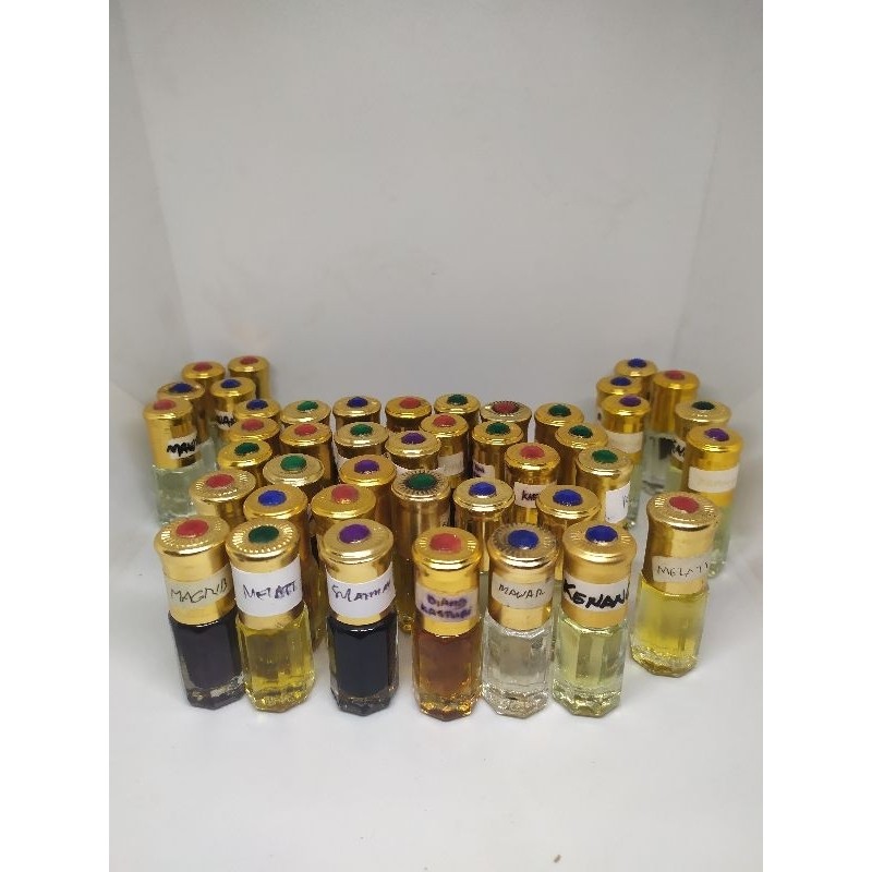 Minyak Biang/Bibit Jafaron Kasturi Mi sik Seribu Bunga Maghribi Sulaiman Cempaka Melati Kenanga Mawa