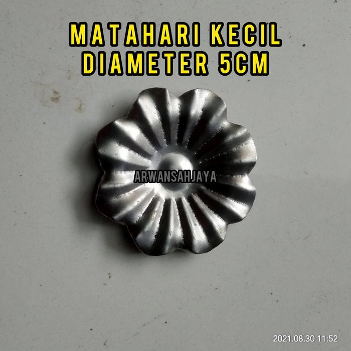 MATAHARI KECIL ORNAMEN PAGAR BESI